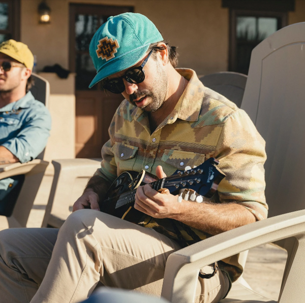 Men's Howler Bros | Sheridan Flannel | Milta Motifs: Old Gold