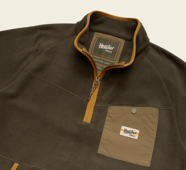 Men's Howler Bros | Free Range Fleece Pullover | Army