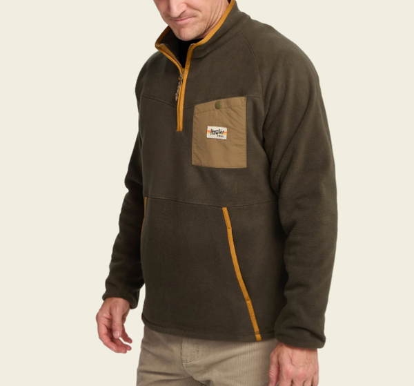 Men's Howler Bros | Free Range Fleece Pullover | Army