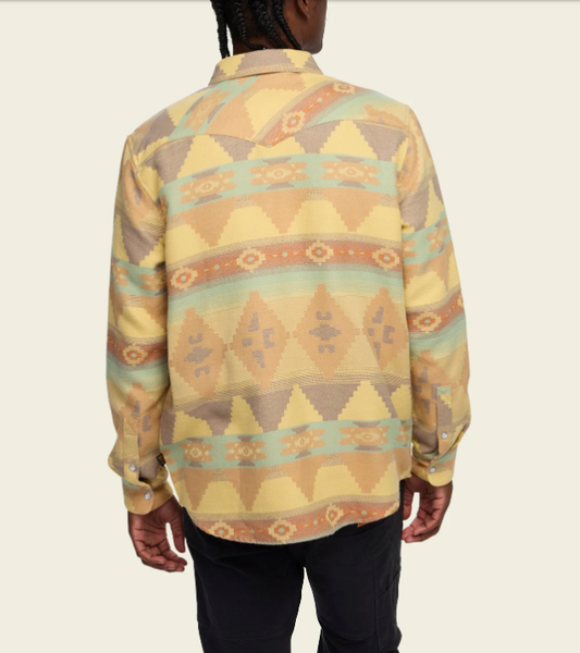 Men's Howler Bros | Sheridan Flannel | Milta Motifs: Old Gold