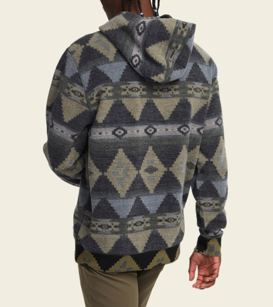 Men's Howler Bros | Tajima Hoodie | Milta Motifs: True Black