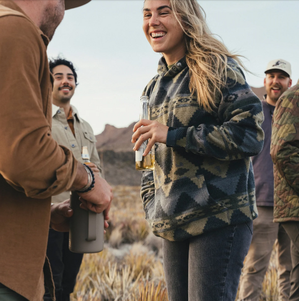 Men's Howler Bros | Tajima Hoodie | Milta Motifs: True Black