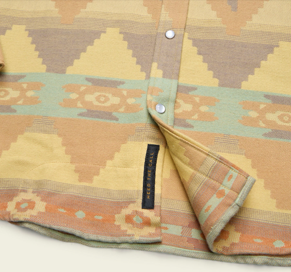 Men's Howler Bros | Sheridan Flannel | Milta Motifs: Old Gold