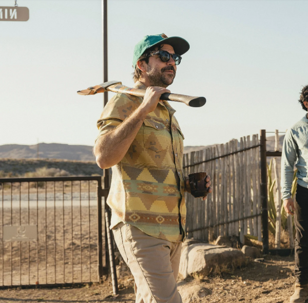 Men's Howler Bros | Sheridan Flannel | Milta Motifs: Old Gold