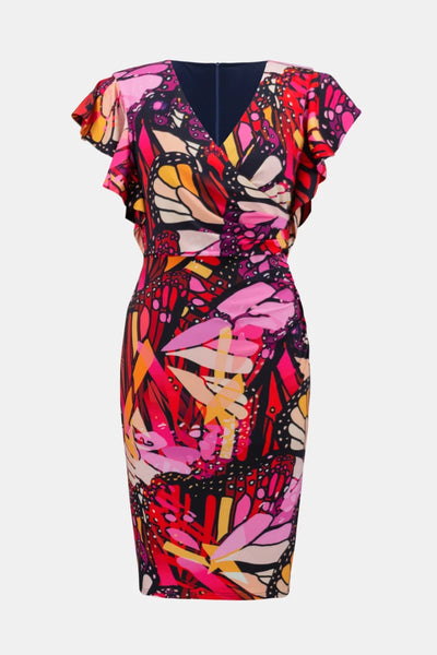 Women's Joseph Ribkoff | Butterfly Sleeve Dress | Midnight Multi