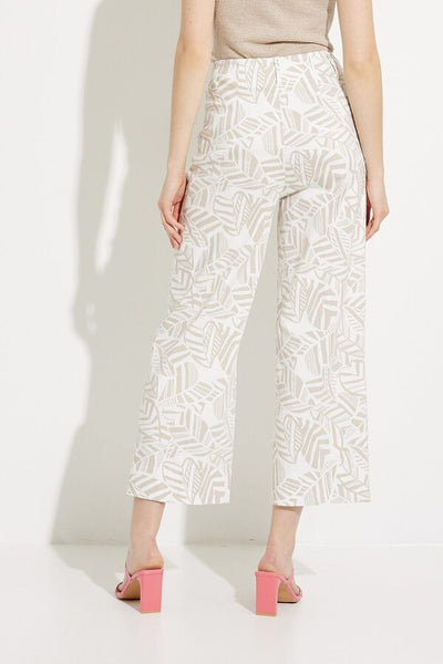 Women's Joseph Ribkoff | Palm Print Wide Leg Pants | Moonstone