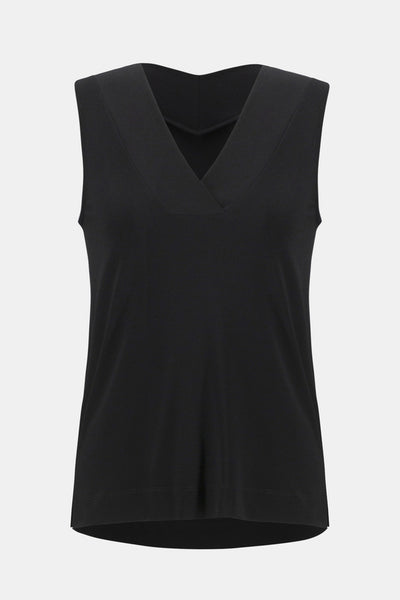 Women's Joseph Ribkoff | Sleeveless V-Neck Top | Black