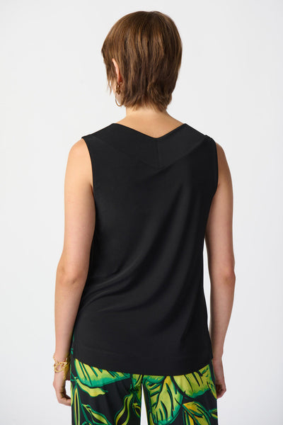 Women's Joseph Ribkoff | Sleeveless V-Neck Top | Black