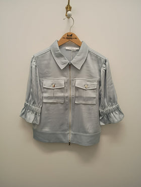 Women's Six/Fifty | Elbow Sleeved Jacket | Light Blue