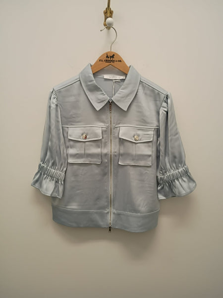 Women's Six/Fifty | Elbow Sleeved Jacket | Light Blue