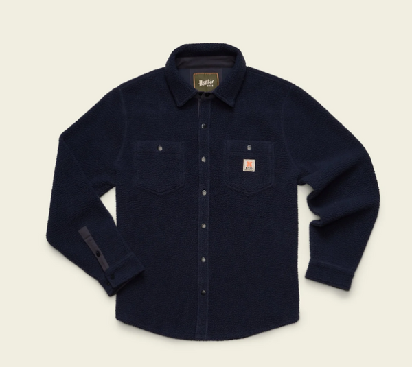 Men's Howler Bros | Allegheny Fleece Overshirt | Dark Indigo