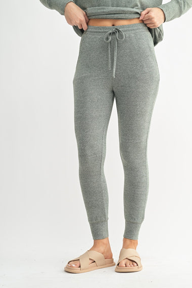 Women's Mono B | Brushed Lounge Joggers | Urban Grey