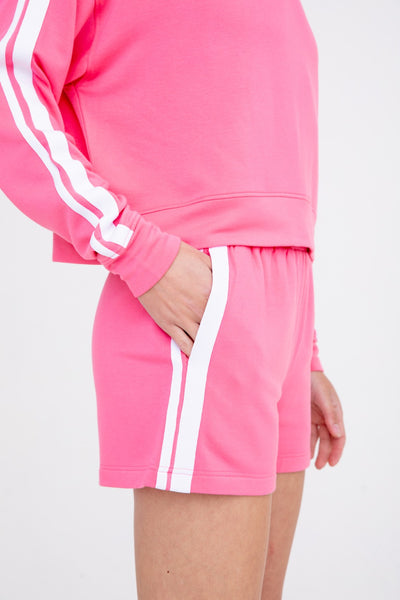 Women's Mono B | Active Two Piece Shorts Set | Bubble Gum Pink