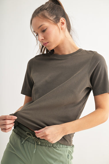 Women's Mono B | Classic Boxy Fit Tee | Sage
