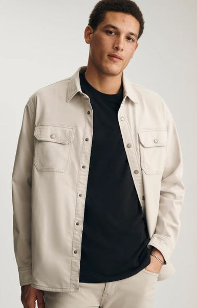 Men's Mavi | Asher Denim Overshirt | Beige