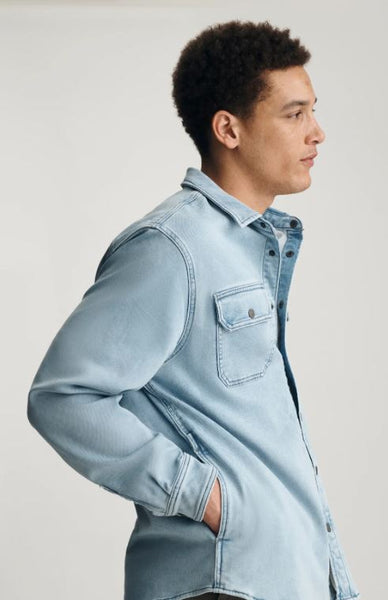 Men's Mavi | Asher Denim Overshirt | Lt Blue