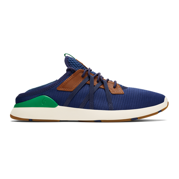 Men's Olukai | Mio Li Athletic Shoe | Navy Bamboo Heel