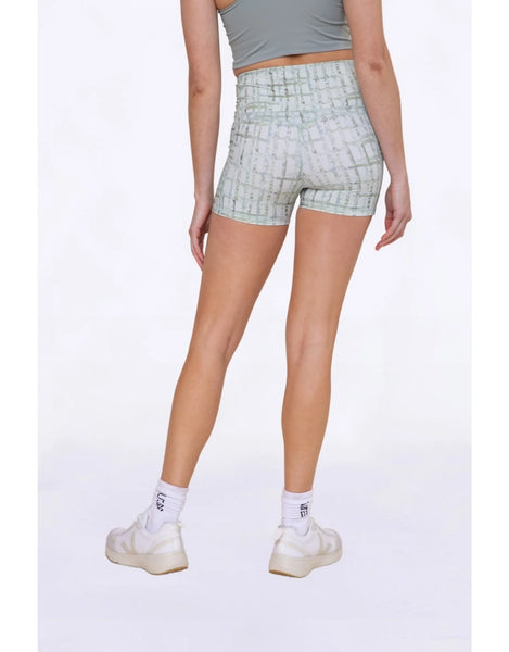Women's Mono B | High Waist Active Shorts | Sage