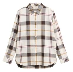 Women's Barbour | Moorland Woven Shirt | Ecru Muted Tartan