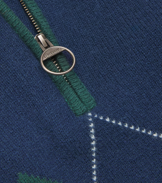 Men's Barbour | Wool Hartfield Sweater | Sapphire Navy