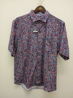 Men's Tommy Bahama | Coastal Ease Geo Rio Shirt | Bering Blue