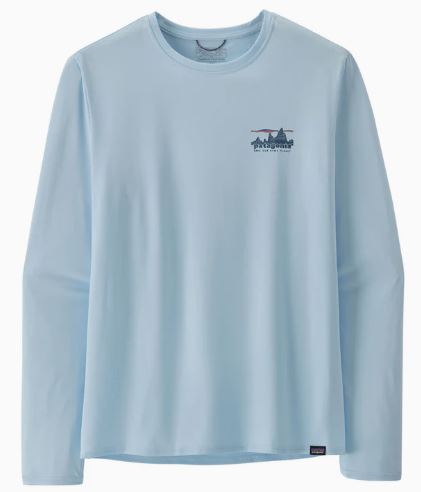 Men's Patagonia | Long Sleeve Capilene Cool Daily Shirt | Fleck Blue
