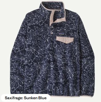 Women's Patagonia | Lightweight Synch Snap | Saxifrage: Sunken Blue