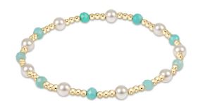 Woman's eNewton | Pearl Sincerity Gemstone Bracelet | Amazonite & Pearl