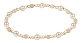 Woman's eNewton | Pearl Sincerity Gemstone Bracelet | Pink Opal & Pearl
