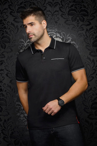 Men's Au Noir | Polo Shirt Fioravante | Black