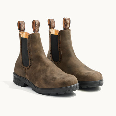 Women's Blundstone | Chelsea 1357 High Top Boots | Rustic Brown