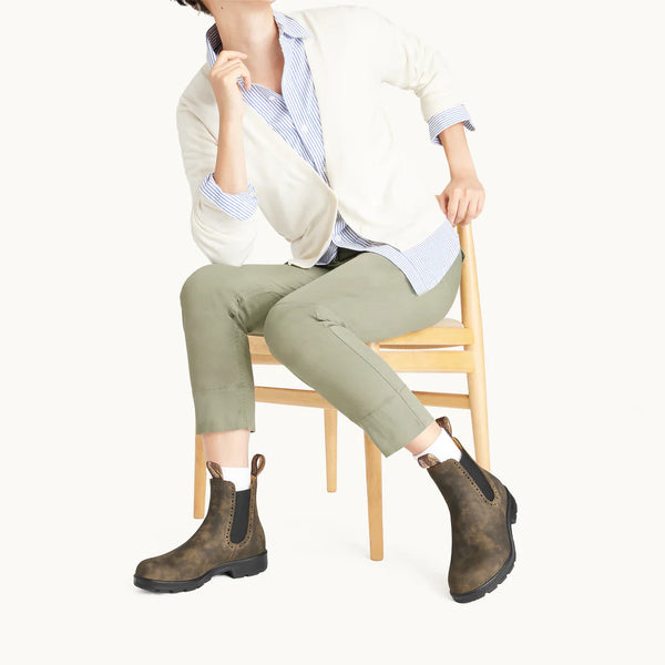 Women's Blundstone | Chelsea 1357 High Top Boots | Rustic Brown