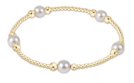 Woman's eNewton | Purpose Pearl 6mm Bracelet | Pearl & Gold