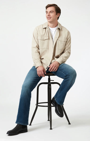 Men's Mavi | Josh Bootcut Jeans | Mid Brushed Organic Move