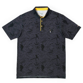 Men's RSLVTS | Happy Gilmore Just Tap It In Polo | Black