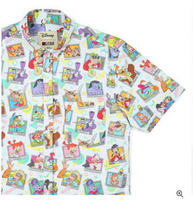Men's RSVLTS | Disney Button Down Timeless Toons | Don't Touch That Dial