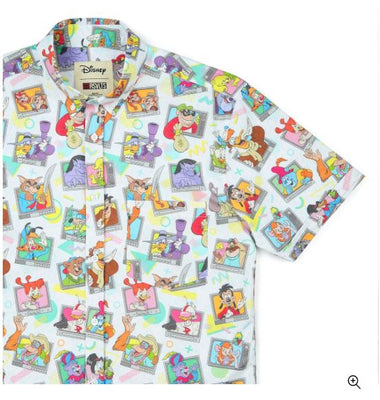 Men's RSVLTS | Disney Button Down Timeless Toons | Don't Touch That Dial