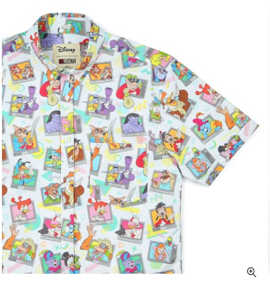 Men's RSVLTS | Disney Button Down Timeless Toons | Don't Touch That Dial
