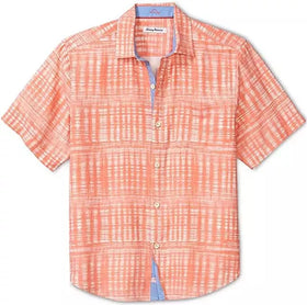 Men's Tommy Bahama | Daybreak Batik Silk Camp Shirt | LT Havana
