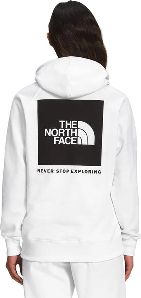 Women's The North Face | Box NSE Pullover Hoodie | TNF White/Black