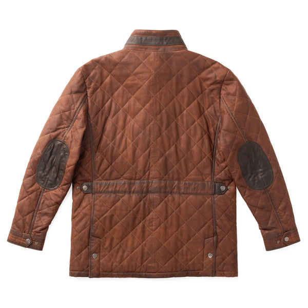 Men's Madison Creek | Sedona Waxed Goat Suede Leather Jacket | Bourbon