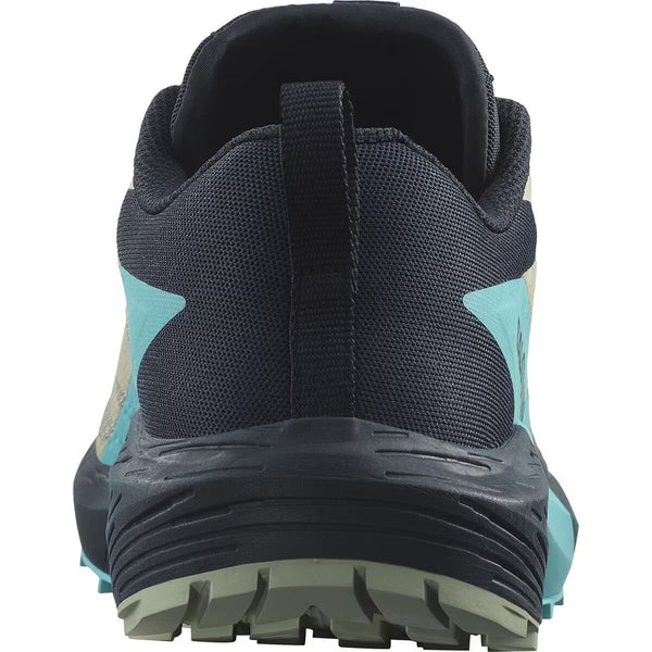 Men's Salomon | Sense Ride 5 Trail Running Shoe | Peacock Blue Back