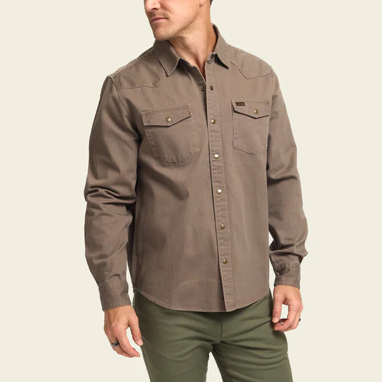 Men's Howler Bros | Sawhorse Work Shirt | Taupe