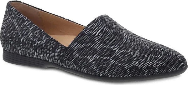 Women s Dansko Larisa Slip On Flat Shoe Leopard