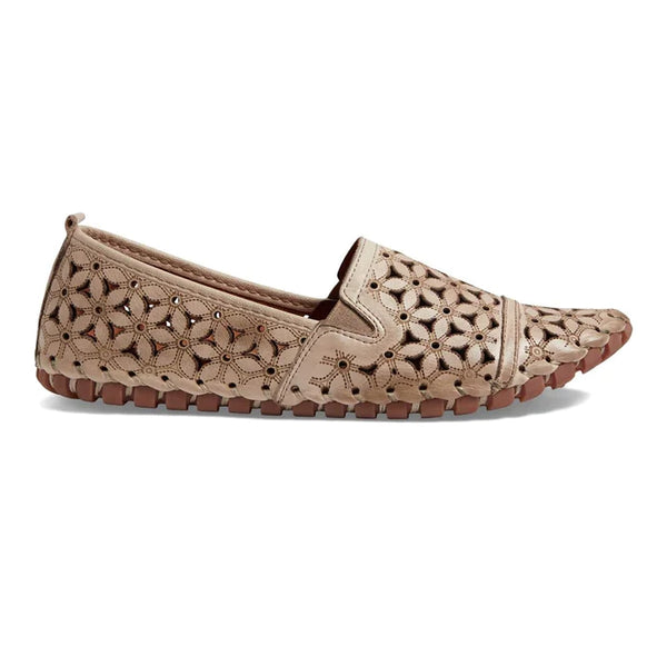 Women's Spring Step | Flowerflow Classic Leather Loafer | Beige