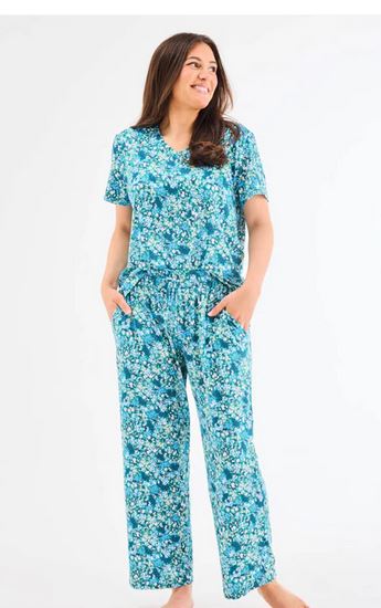 Women's Mary Square | Alli Pajama Set | Day Dreaming Blue