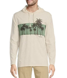 Men's Tommy Bahama | Palm Vision Lux Cotton Hoodie | Vanilla Ice
