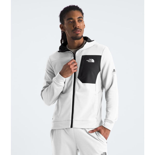 Men's The North Face |  Mountain Athletics Fleece Full-Zip Jacket |  White/Black