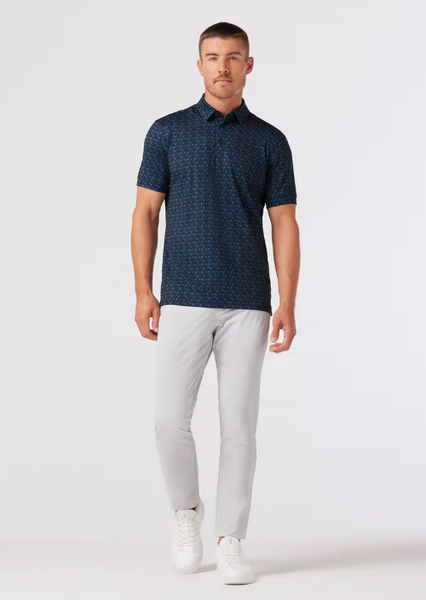 Men's Mizzen + Main | Versa Polo | Navy Golf Swing