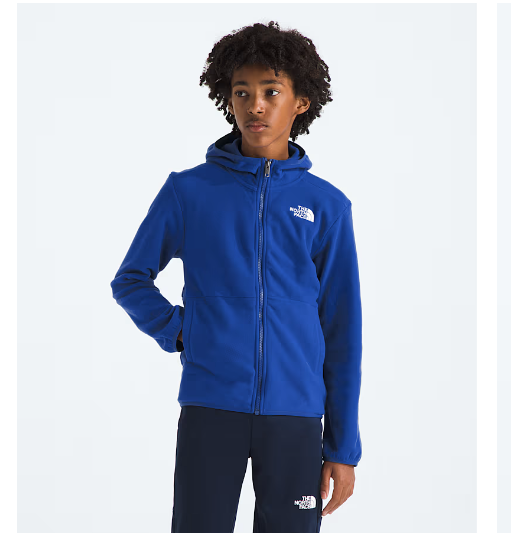 Boys' The North Face | Glacier Full-Zip Hooded Jacket | Blue